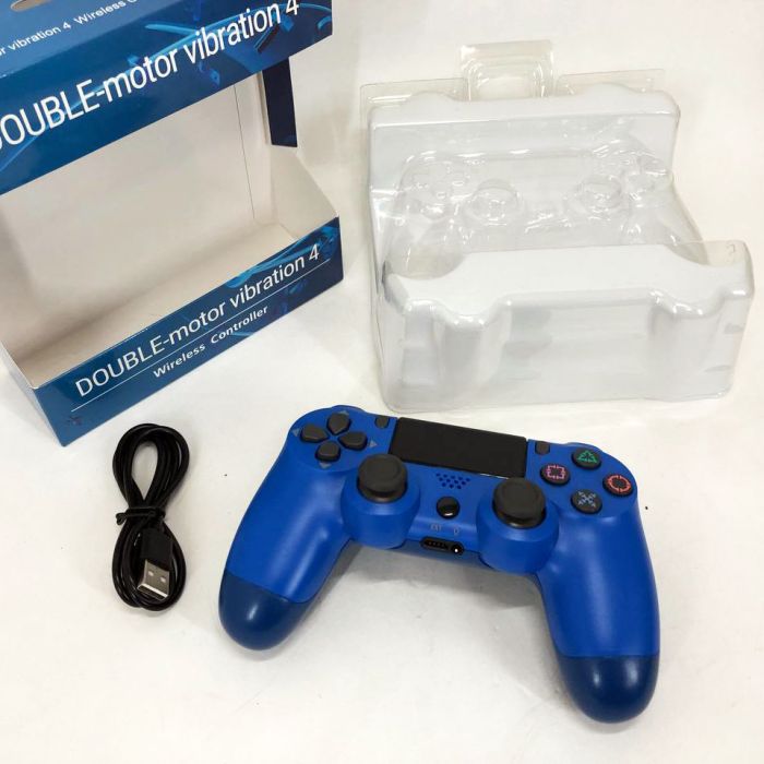 Джойстик DOUBLESHOCK для PS 4, игровой беспроводной геймпад PS4/PC аккумуляторный джойстик. Цвет: синий