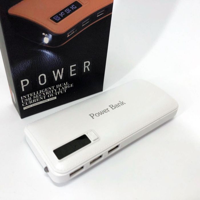 Портативное Зарядное Устройство Павербанк 50000 mAh 3хUSB Power Bank Smart Tech. Цвет: белый