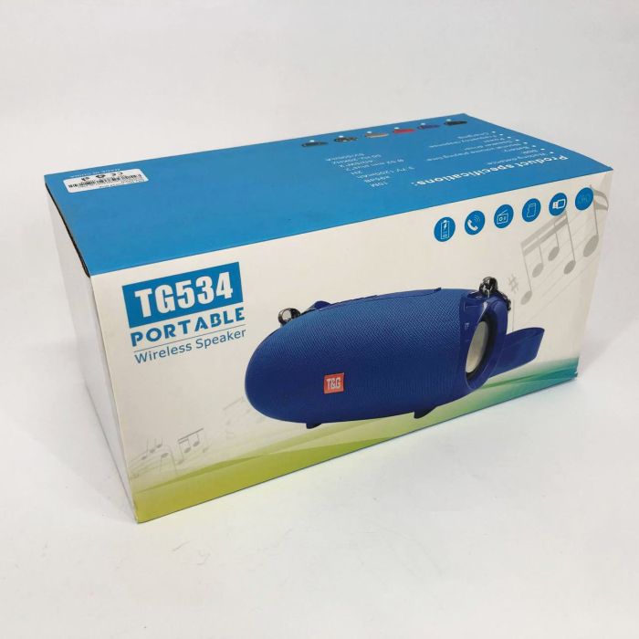 Портативная Bluetooth колонка TG534 SD IPX5 с ремешком, громкая блютуз колонка. Цвет: камуфляж