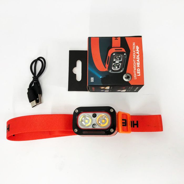 Фонарь налобный G08-2XPG(white+yellow)+LED(red), Налобный фонарь для автолюбителей, Led фонарь налобный