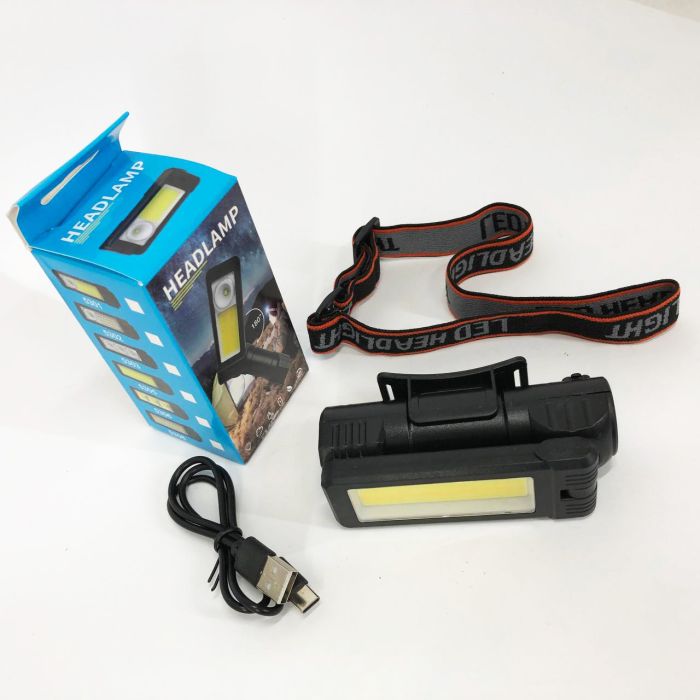 Фонарь WORKLIGHT 2 в 1 5305-COB(WHITE+YELLOW), Мощный фонарь для рыбалки, Мощный фонарь на голову