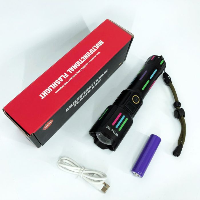 Фонарь NIGHT VISION FLUORESCENCE W515-PM10-TG, Сверхмощный фонарик, Подствольный фонарик