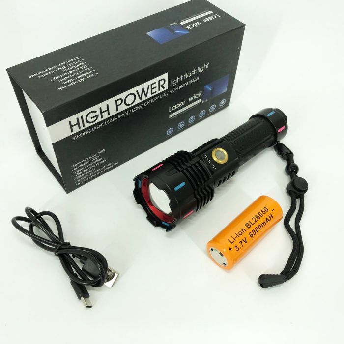 Фонарь X-BALOG FLUORESCENCE G25 PM30-TG, Сверхмощный фонарик, Яркий фонарик, Качественный фонарик