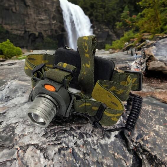 Налобный фонарь тактический Bailong BL-1505 \ 602B SENSOR с датчиком движения, Фонарик налобный led