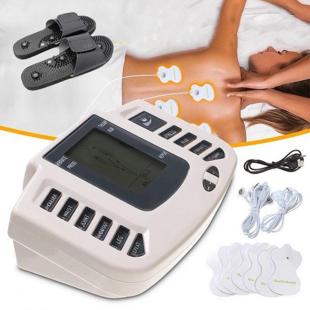 Массажер электростимулятор точечный для тела и стоп Digital Therapy Stroke Slimming JR-309A