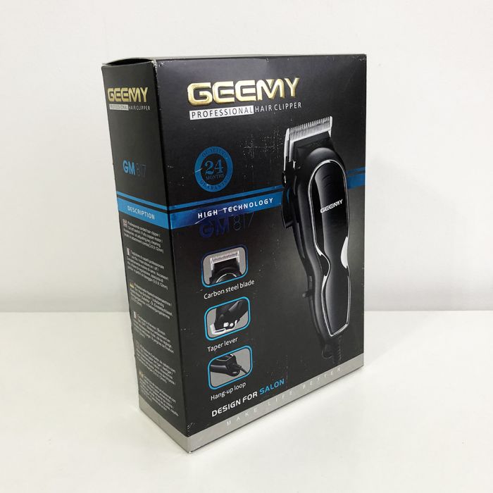 Профессиональная машинки для стрижки волос Gemei GM-817 Pro. Цвет: оранжевый