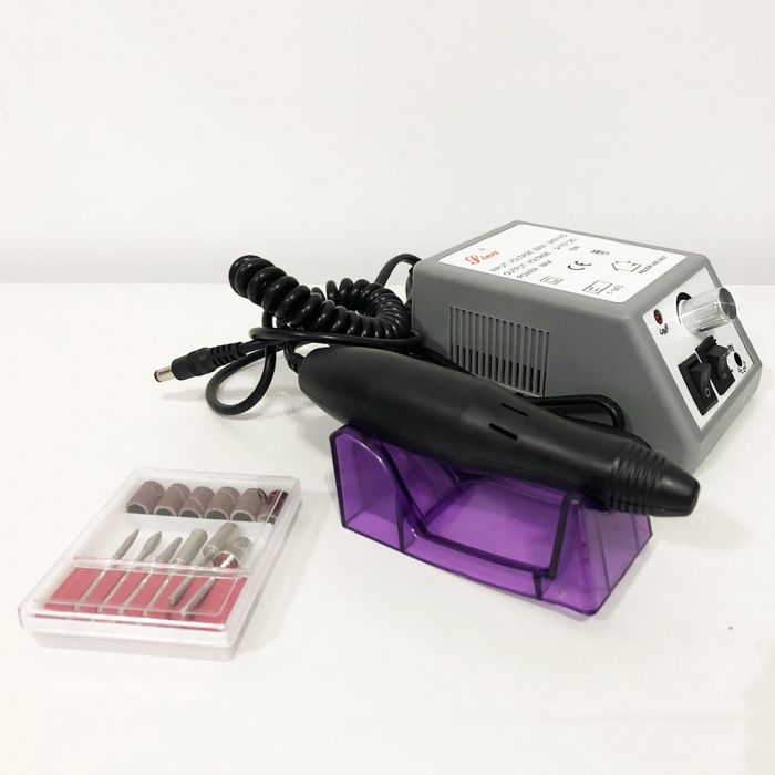 Фрезер для маникюра Beauty nail DM-14/2000, фрезер ручной для маникюра, для снятия гель лака. Цвет: серый