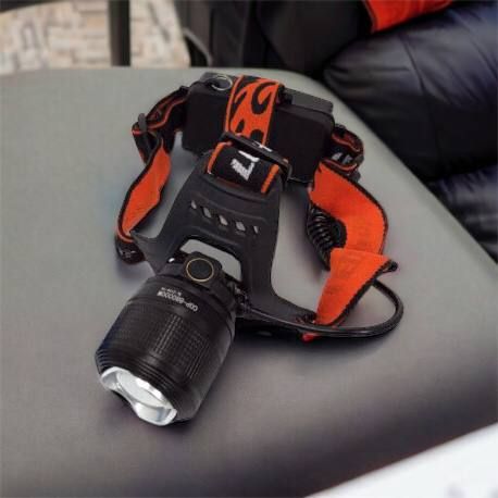 Налобный тактический фонарик POLICE BL-2199-T6, мощный аккумуляторный налобный фонарик, головной фонарик