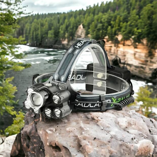 Яркий светодиодный налобный фонарь Bailong Police BL-T78 5 led белый, налобный фонарик с usb зарядкой