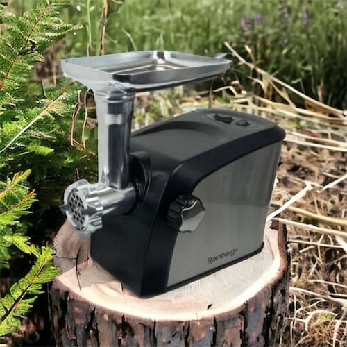 Электрическая мясорубка Rainberg RB-673 с соковыжималкой и шинковкой 9 насадок 3000W с реверсом