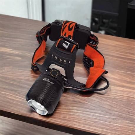 Налобный тактический фонарик POLICE BL-2199-T6, мощный аккумуляторный налобный фонарик, головной фонарик