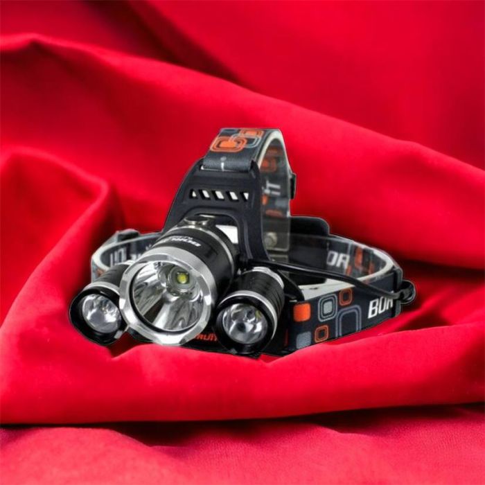 Фонарь Police 3000-T6+2XPE (2х18650, 5 режимов, Zoom, 1500 люмен), Налобный фонарь с линзой