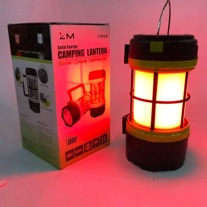 Мультифункциональный кемпинговый фонарь с функцией Powerbank 910-LED+COB, кемпинговый светильник