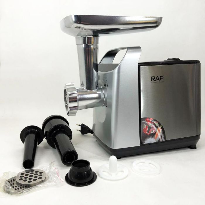 Электрическая мясорубка RAF R.3396 с функцией реверс 2500W, электромясорубка для дома