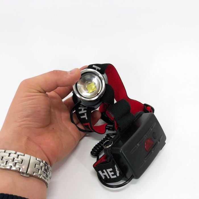 Налобный фонарь X-Balog BL-T09B-P90, мощный тактический  фонарь на голову, водонепроницаемый