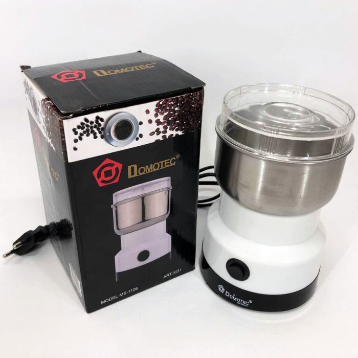 Кофемолка ротационная Domotec MS-1106 150W, ручная кофемолка, кофемолка электрическая, кофемолка мощная