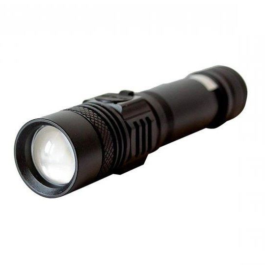 Тактический фонарь Bailong BL-518/8518-T6 3 режима работы zoom з/у microUSB кейс, карманный мини фонарь