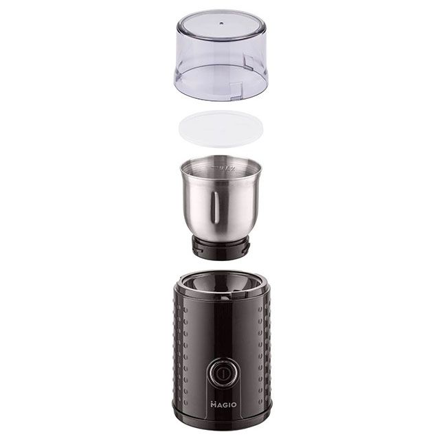 Кофемолка MAGIO MG-203, кофемолка электрическая домашняя, роторная кофемолка, портативная кофемолка