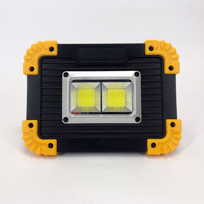 Прожектор светодиодный Фонарь L812-20W-2COB 1W power bank, светодиодные переносные прожекторы