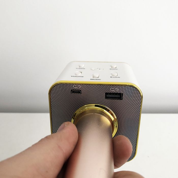 Микрофон Q-7 Wireless Gold. Цвет: золотой