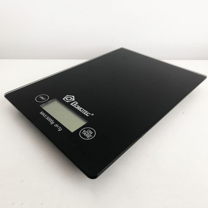 Весы кухонные DOMOTEC MS-912, электронные кухонные весы, весы для взвешивания продуктов. Цвет: черный