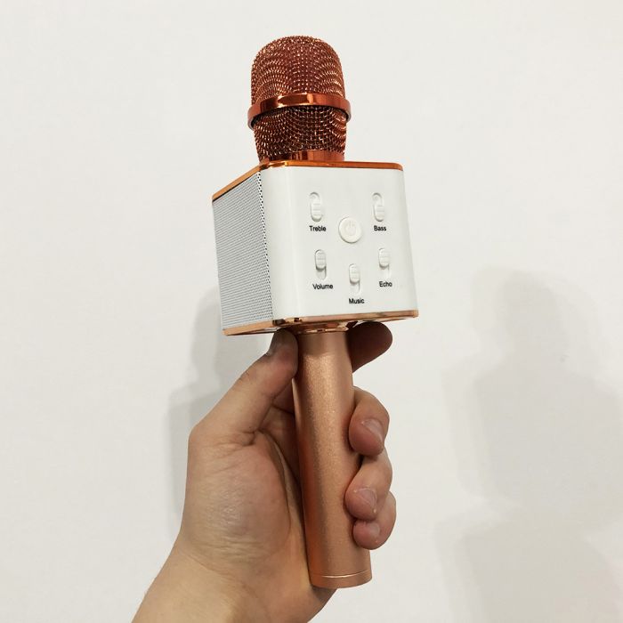 Микрофон Q-7 Wireless Rose. Цвет: розовый
