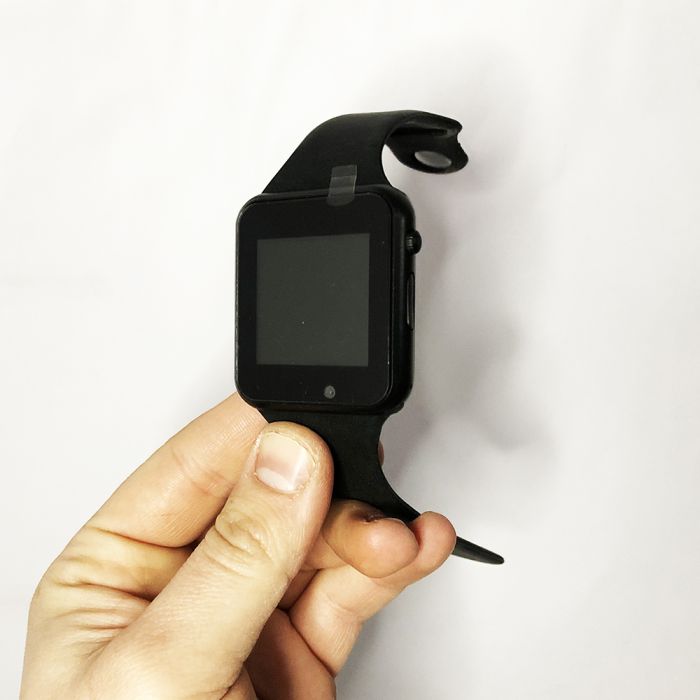 Смарт-часы Smart Watch A1 умные электронные со слотом под sim-карту + карту памяти micro-sd. Цвет: черный