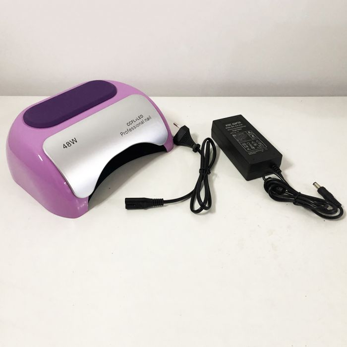 Гибридная лампа для ногтей Beauty Nail CCFL+LED 48W K18, Светодиодная сушилка для лака. Цвет: фиолетовый