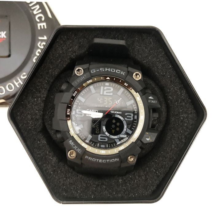 Часы наручные G SHOCK GG-100B. Цвет: платиновый