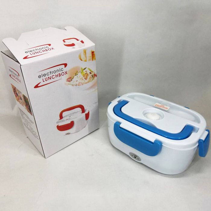 Ланч бокс электрический с подогревом Lunch Heater 220 V Pro, ланч бокс от сети. Цвет: синий