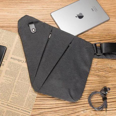 Сумка тактическая Cross Body мессенджер из ткани, сумка тактическая наплечная. Цвет: черный