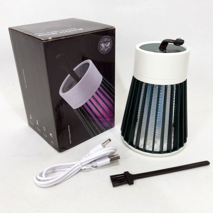 Уничтожитель насекомых для дома Electronic shock Mosquito killing lamp НА АККУМУЛЯТОРЕ для похода на природу