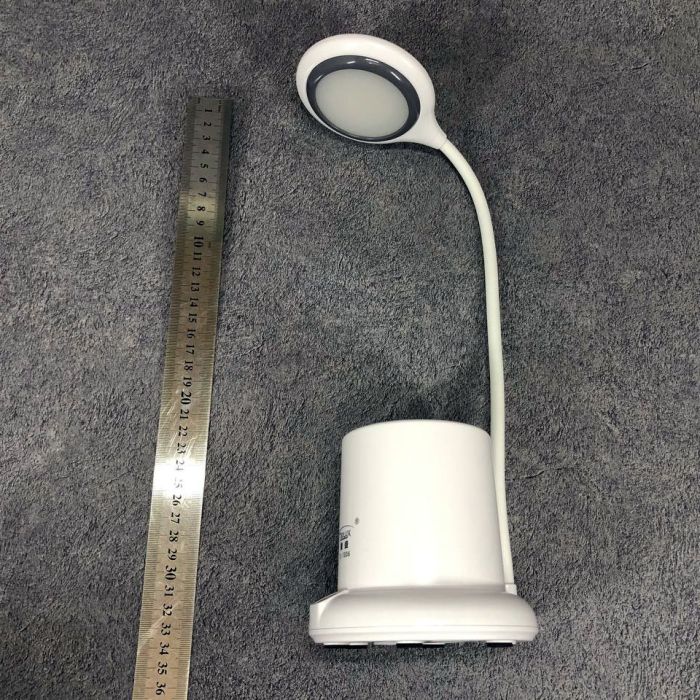 Настольная лампа аккумуляторная на гибкой ножке с органайзером Tedlux TL-1006, usb светильник гибкий