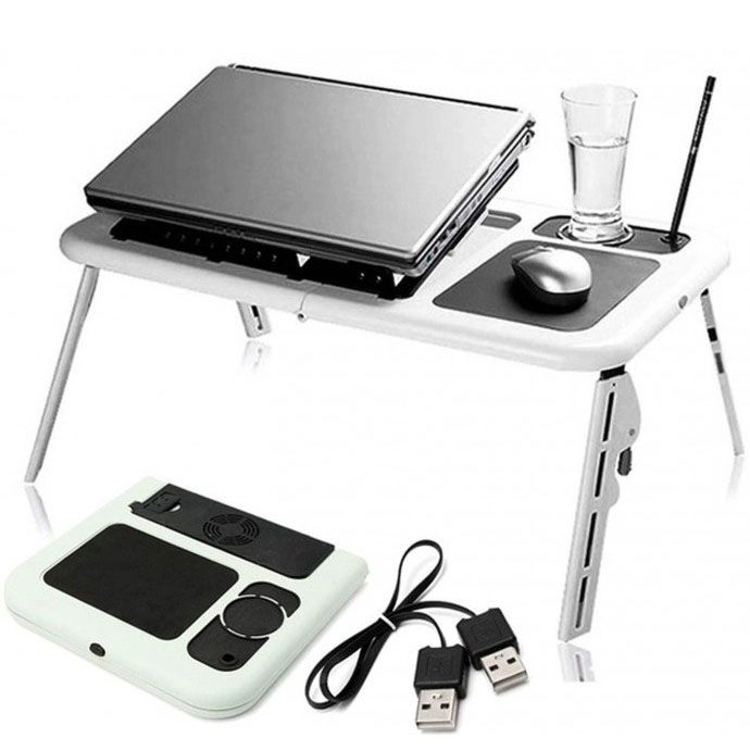 Подставка трансформер для ноутбука LD-09 E-Table, Наклонная подставка ноутбука на стол в кровать