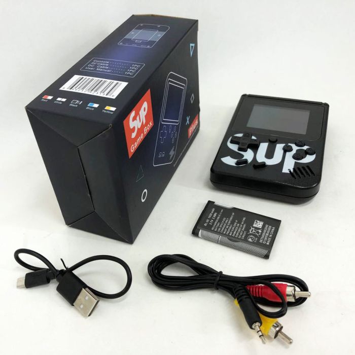 Игровая приставка консоль Sup Game Box 500 игр, для телевизора, Игровая приставка сап денди. Цвет: черный