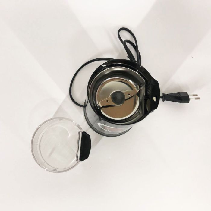 Электрическая кофемолка SATORI SG-1803-BL, кофемолка электрическая домашняя. Цвет: черный