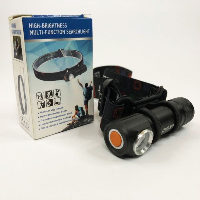 Налобный фонарь Police BL-2155-XPE + встроенный аккумулятор + USB, Мощный аккумуляторный налобный фонарик
