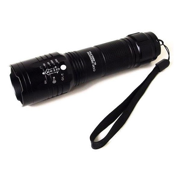 Карманный тактический фонарь Bailong BL-8900-P50 аккумуляторный фонарь 12 и 220 Вт, карманный мини фонарь