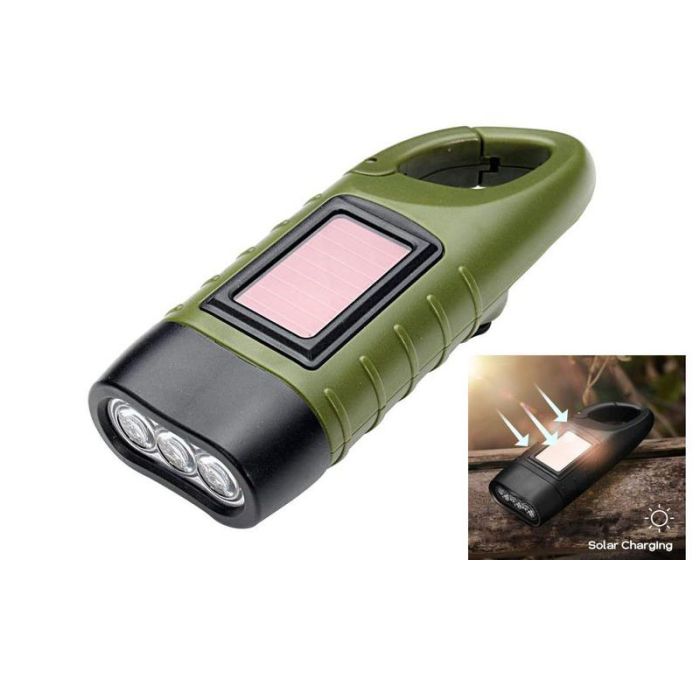 Фонарь для кемпинга LS-015-3х0.5W, встроенный аккумулятор, солнечная батарея, ручная зарядка