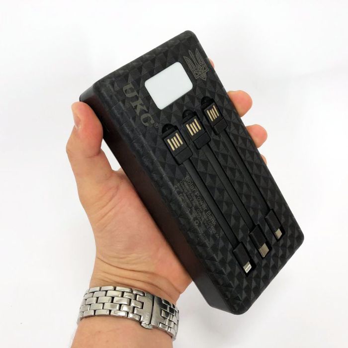 Портативная мобильная зарядка (Павербанк) POWER BANK SOLAR 60000MAH, переносной аккумулятор для телефона
