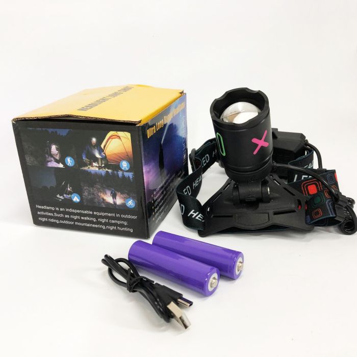 Фонарь налобный NIGHT VISION FLUORESCENCE CT012-P-TG, Фонарь аккумуляторный для рыбалки, Головной фонарик
