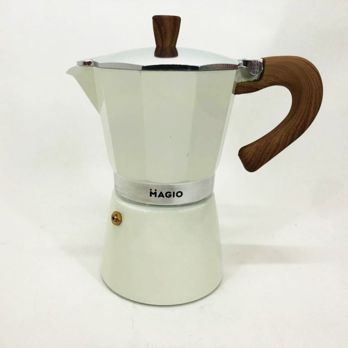 Гейзерная кофеварка Magio MG-1008 300 мл, кофеварка для индукционной плиты, гейзерная турка для кофе