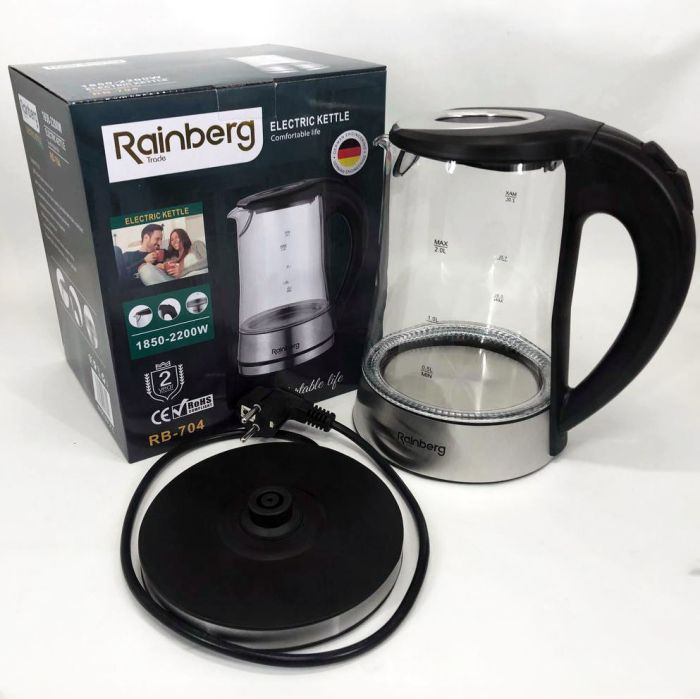 Набор дизайнерской линейки Rainberg: Плита Rainberg RB-009 + Чайник Rainberg RB-704