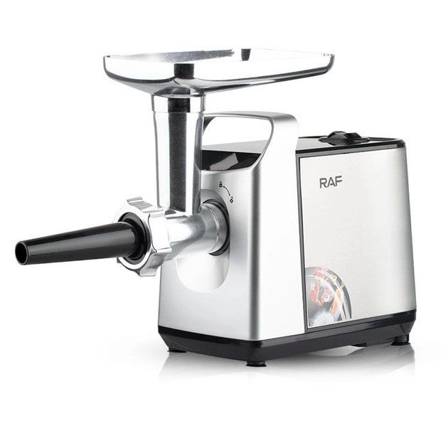 Электрическая мясорубка RAF R.3396 с функцией реверс 2500W, электромясорубка для дома