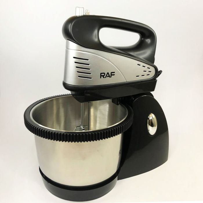 Миксер ручной на кухню RAF R6661 стационарный с вращающейся чашей 2 литра 800W