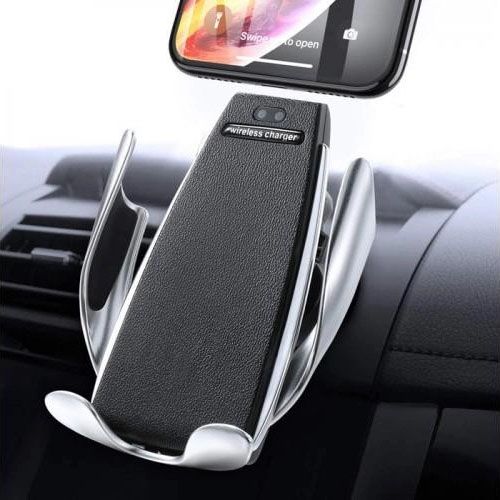 Автомобильный держатель с беспроводной зарядкой Smart Sensor S5