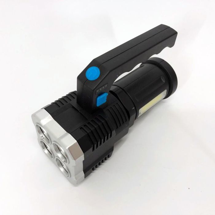 Фонарь светодиодный ручной переносной BL-X510-4LED+COB, светодиодный ручной аккумуляторный портативный