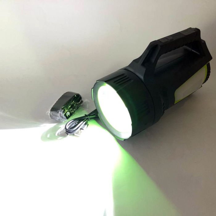 Фонарь кемпинг переносной T100A-10W+2COB с боковыми LED white/red/blue, Аккумуляторная лампа для кемпинга
