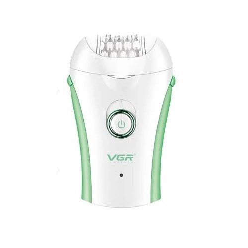 Профессиональный Женский Эпилятор для тела VGR V-705, эпилятор от аккумулятора. Цвет: зеленый