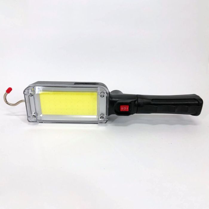 Фонарь кемпинговый ZJ-8859-COB-3 аккумуляторный 18650 х 2, зарядка от micro USB, с магнитом и крючком